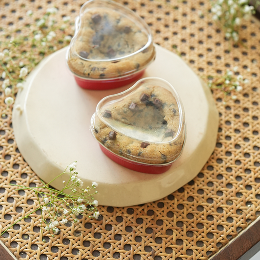 Cookie Pie – Heart Shaped Chocolate Cookie Dessert