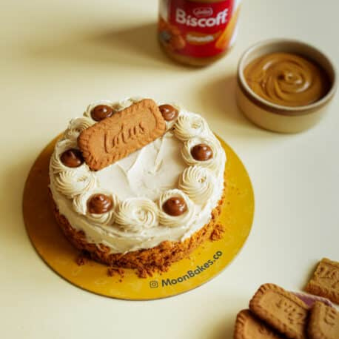 Vanilla Biscoff slice