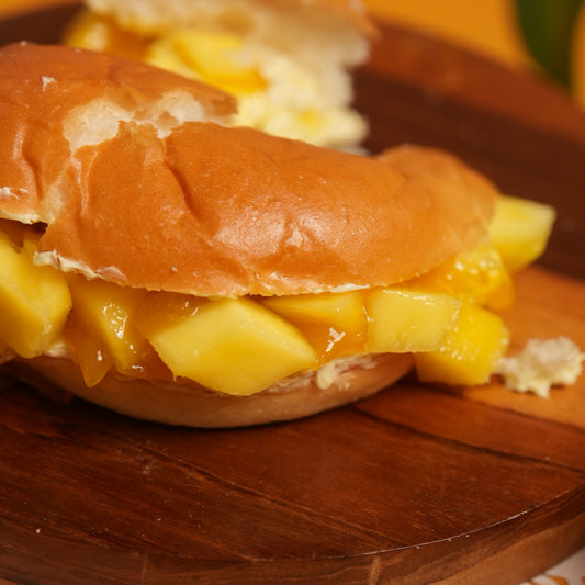 Mango Cream Burst Bun