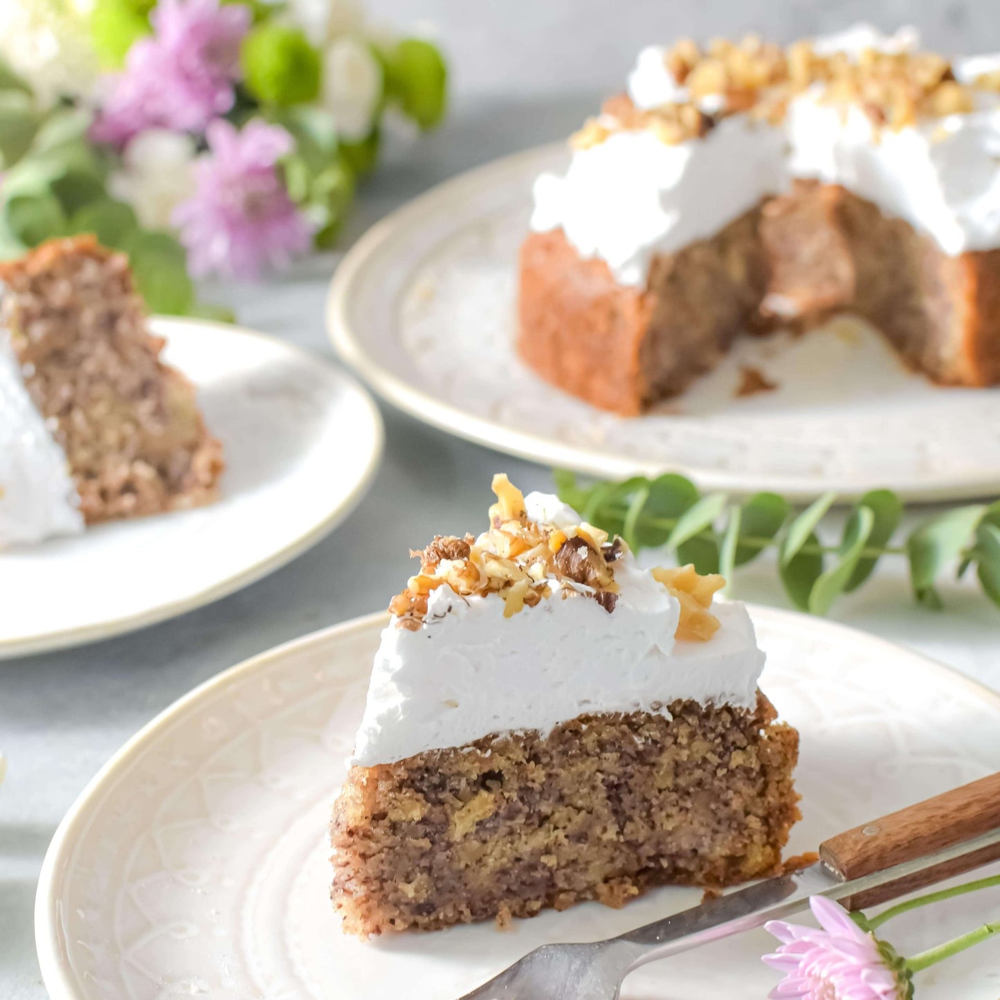 Gluten free, Vegan Banana cake