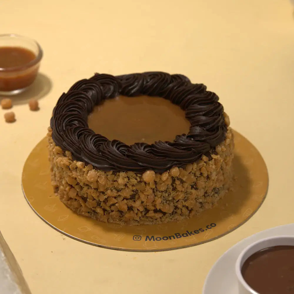 Chocolate Caramel Butterscotch Cake