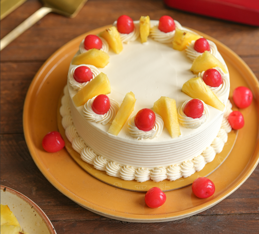 Pineapple Fresh Cream Cake