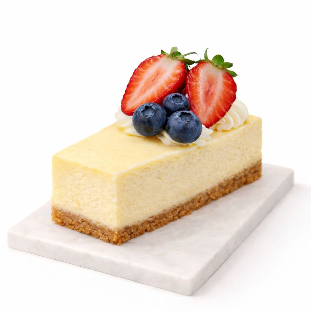 Classic New York Cheesecake – Rich & Creamy Baked Delight Slice