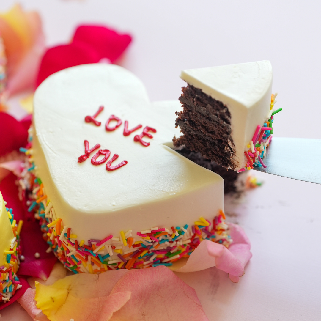 Hearts Together – Mini Heart Cakes (Set of 3)