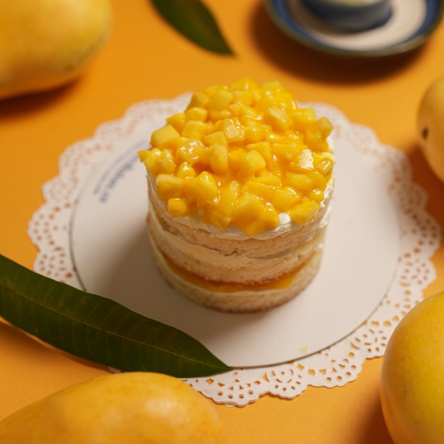Tropical Mango Pineapple Fusion Bento Cake