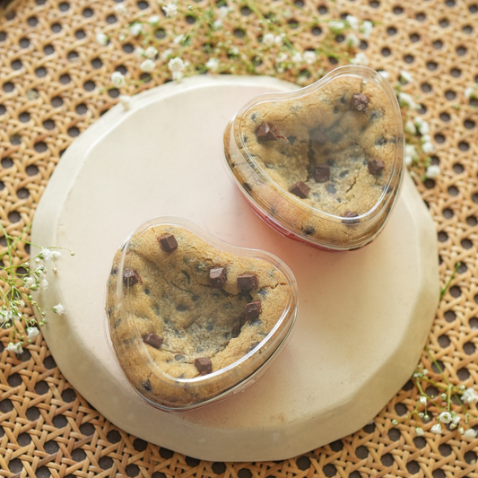 Cookie Pie – Heart Shaped Chocolate Cookie Dessert