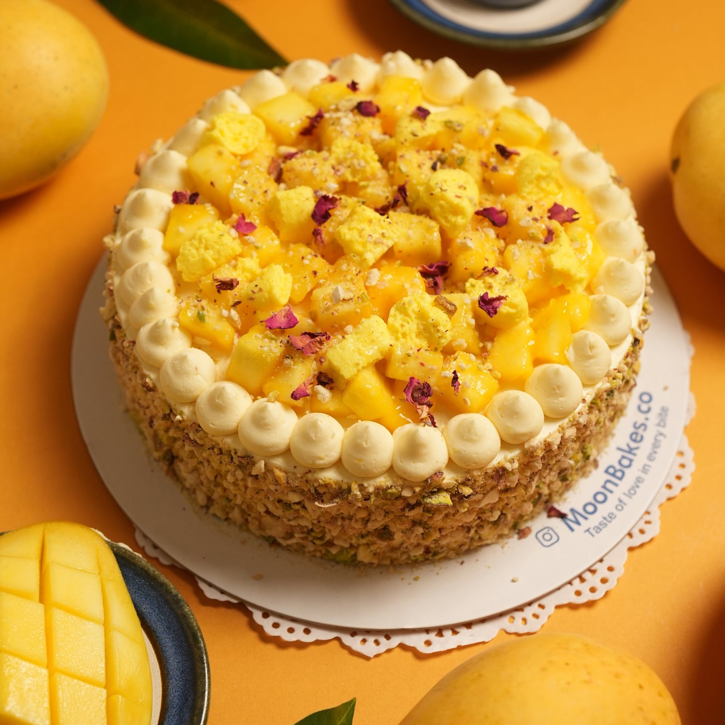 Rasamalai Mango Euphoria Cake