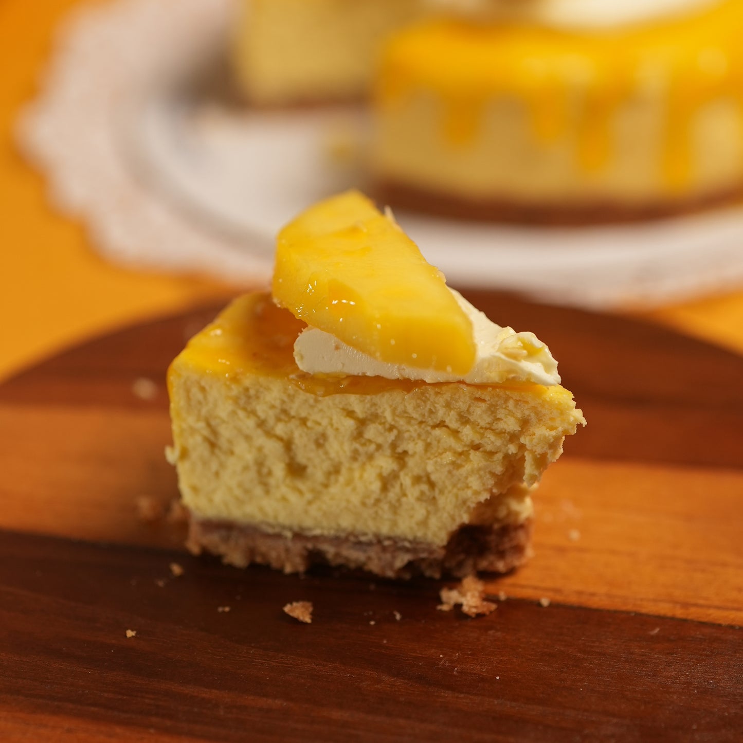 Silky Mango Cheesecake Delight