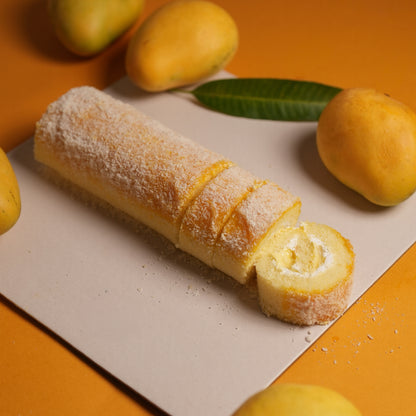 Golden Mango Swiss Swirl – Swiss Roll Cake (Pack of 3)
