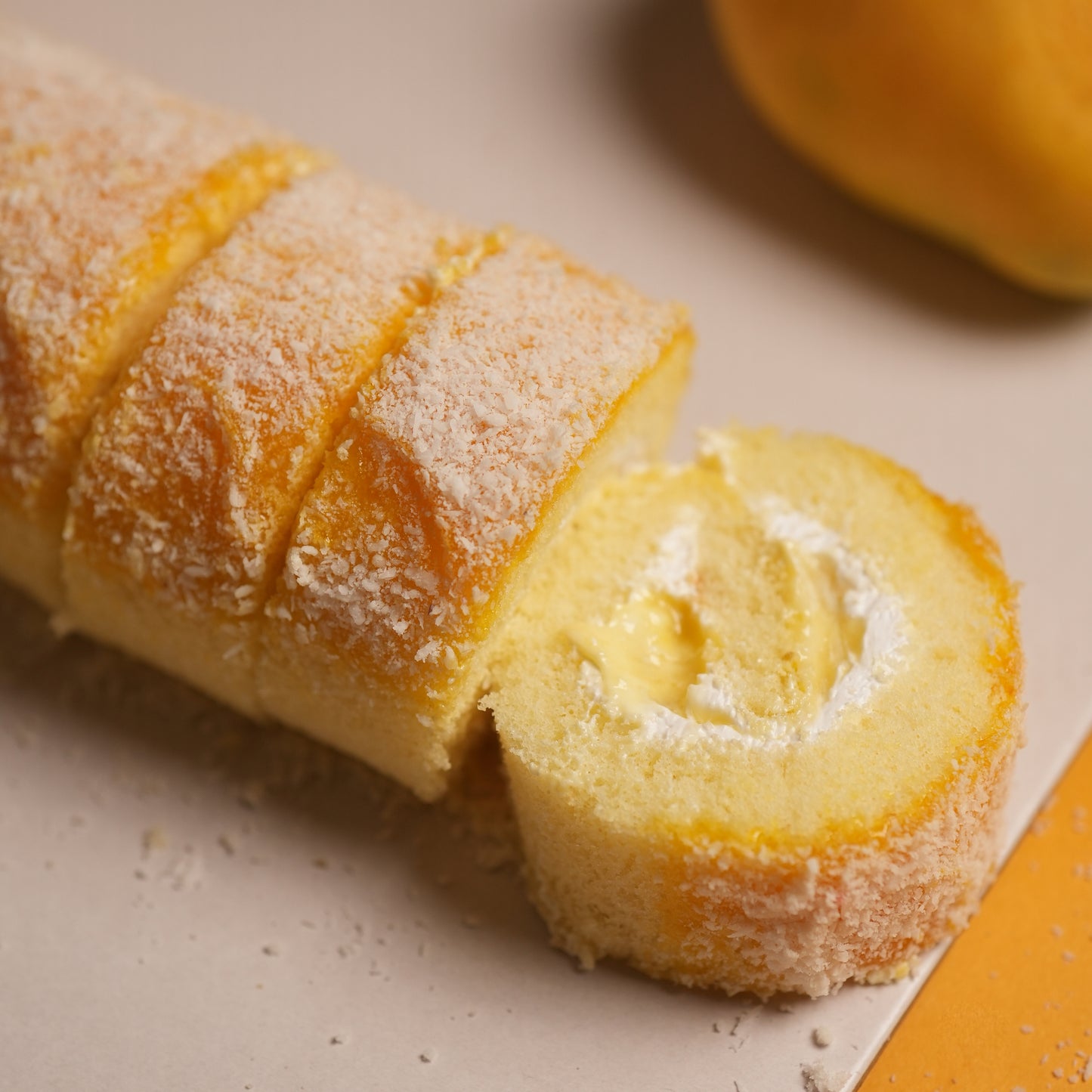 Golden Mango Swiss Swirl – Swiss Roll Cake (Pack of 3)