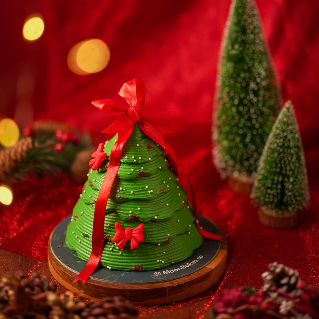 Santa Christmas Tree Cake | Festive Christmas Cake for Celebrations