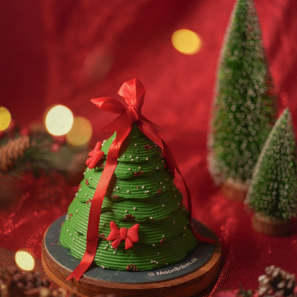 Santa Christmas Tree Cake | Festive Christmas Cake for Celebrations