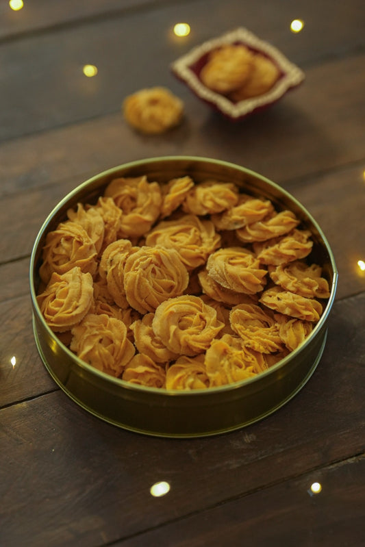 Baked Muruku - Spicy Besan - 150g | Rice Flour, Chilli Powder, Butter | Diwali Treats