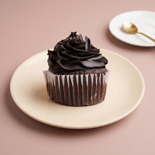 Classic chocolate cupcake