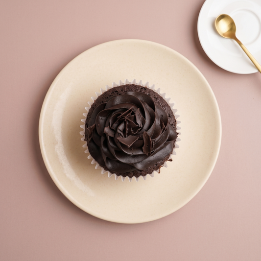 Classic chocolate cupcake