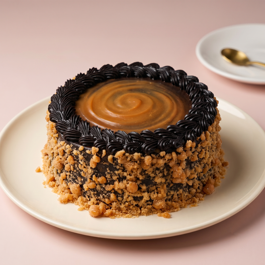 Chocolate Caramel Butterscotch Cake