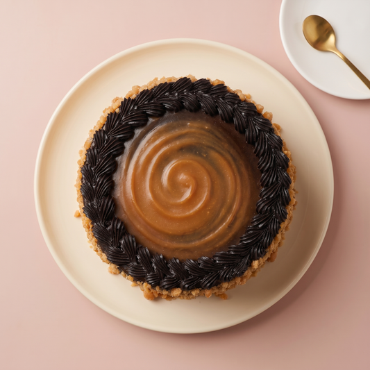 Chocolate Caramel Butterscotch Cake