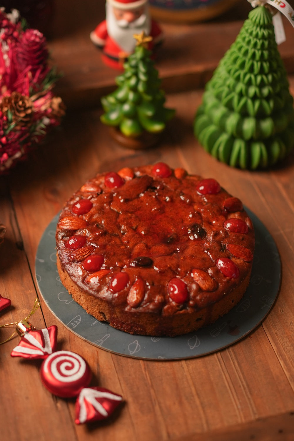 MoonBakes Signature Christmas Plum Cake | Rich & Fruity with Nuts