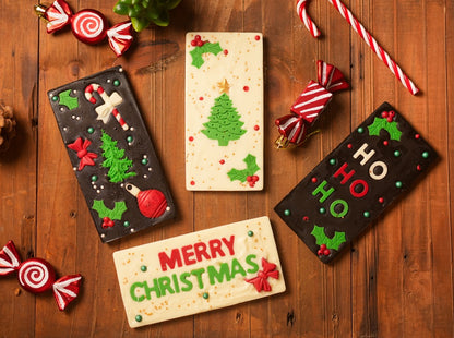 Limited Edition Christmas Chocolate Bars - Best Chocolate Bars (4 Bars)