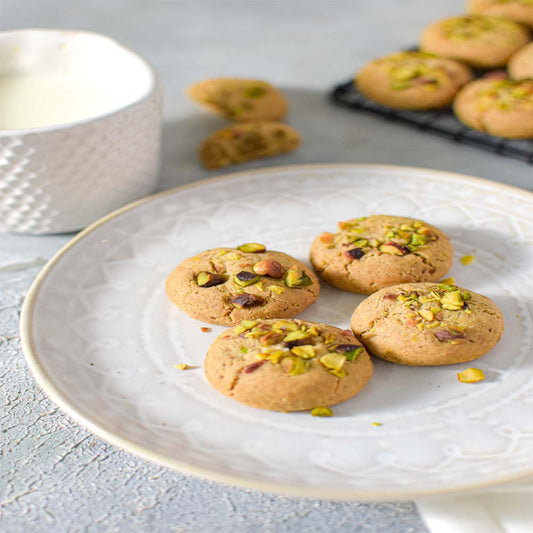 Gluten free, Vegan, Refined Sugar Free Pistachio Cookie