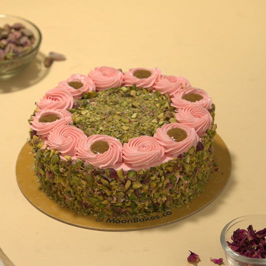 Rose and Pistachio Cake