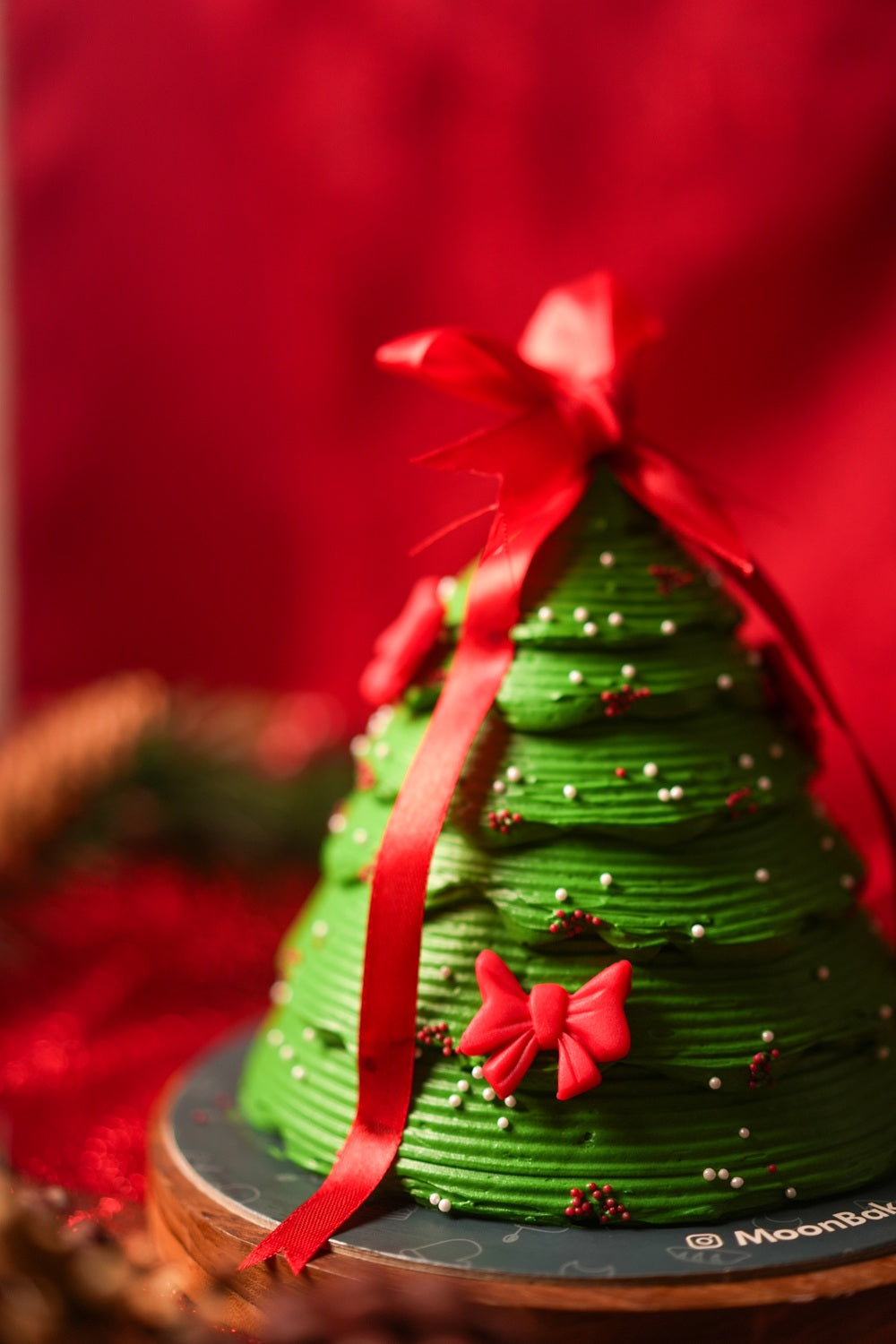 Santa Christmas Tree Cake | Festive Christmas Cake for Celebrations
