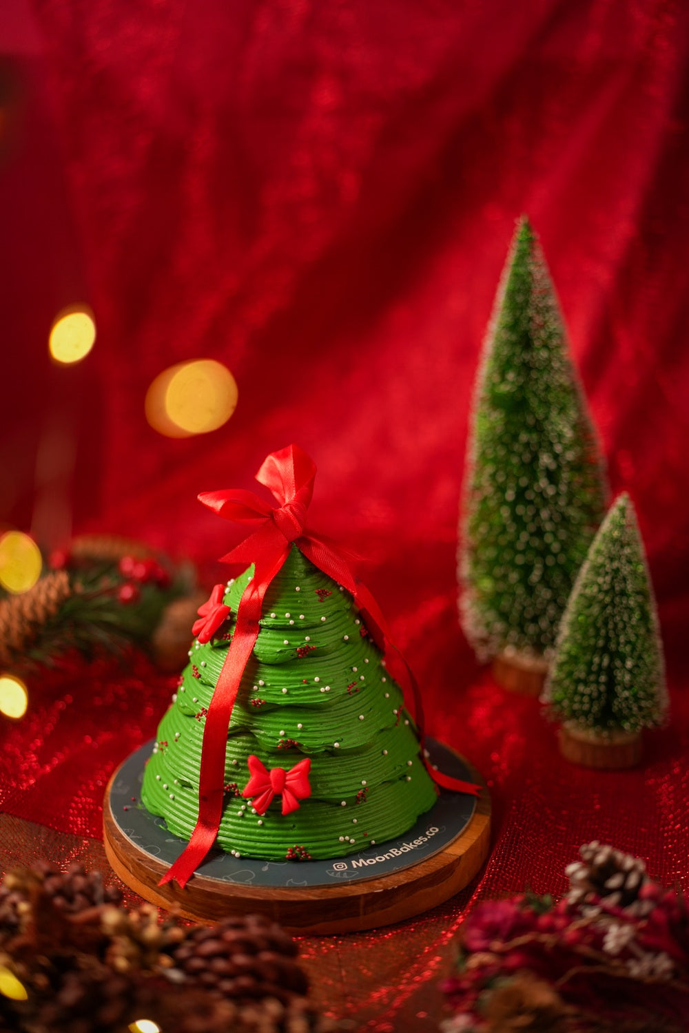 Santa Christmas Tree Cake | Festive Christmas Cake for Celebrations