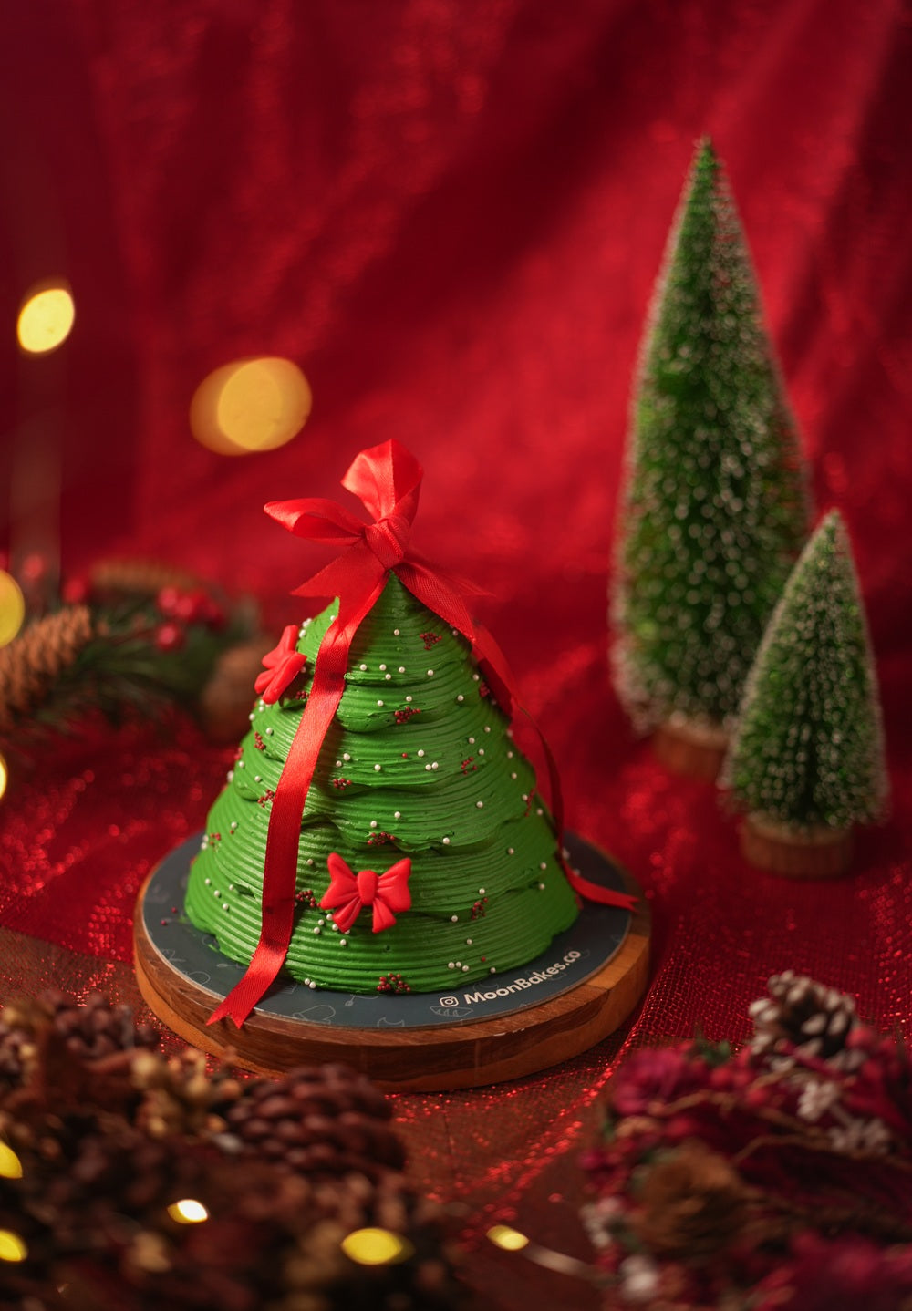 Santa Christmas Tree Cake | Festive Christmas Cake for Celebrations