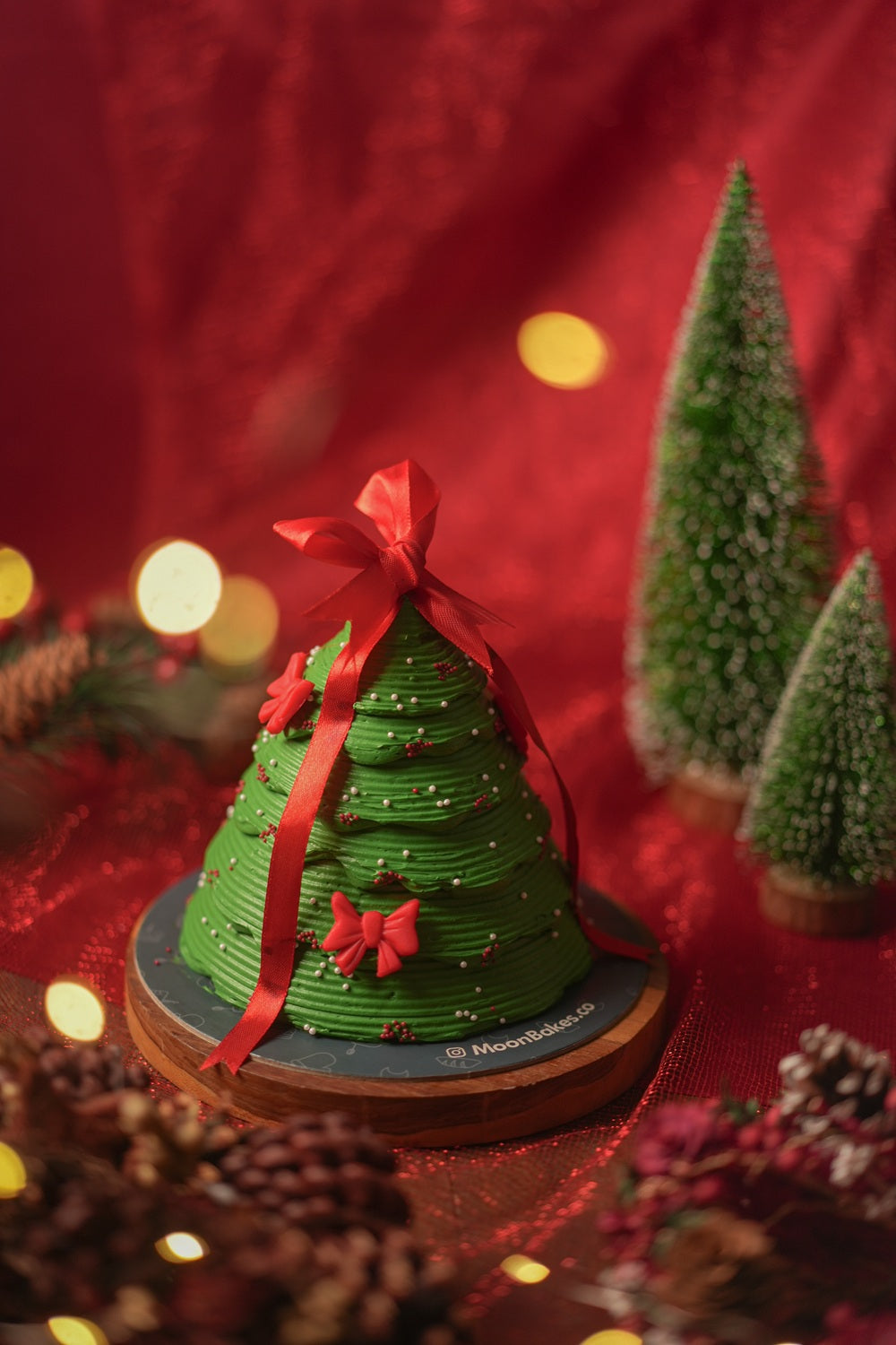 Santa Christmas Tree Cake | Festive Christmas Cake for Celebrations